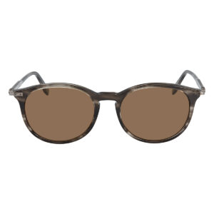 Home ferragamo salvatore ferragamo brown round ladies sunglasses sf911s 003 53