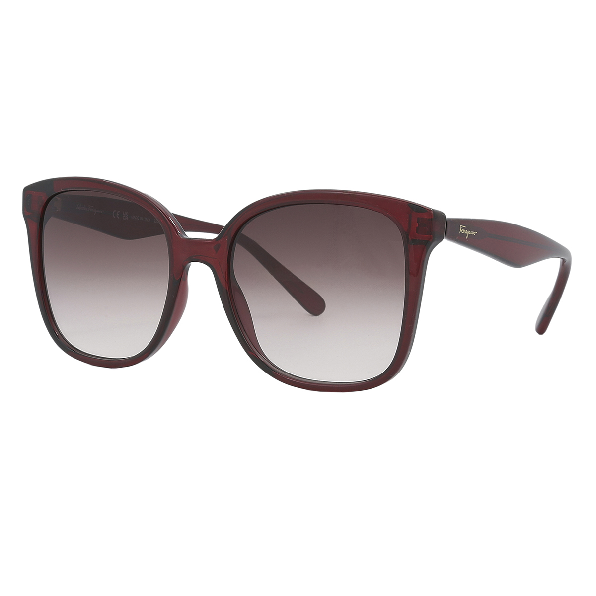 ferragamo salvatore ferragamo burgundy gradient square ladies sunglasses sf1072s 630 56 ferragamo salvatore ferragamo burgundy gradient square ladies sunglasses sf1072s 630 56