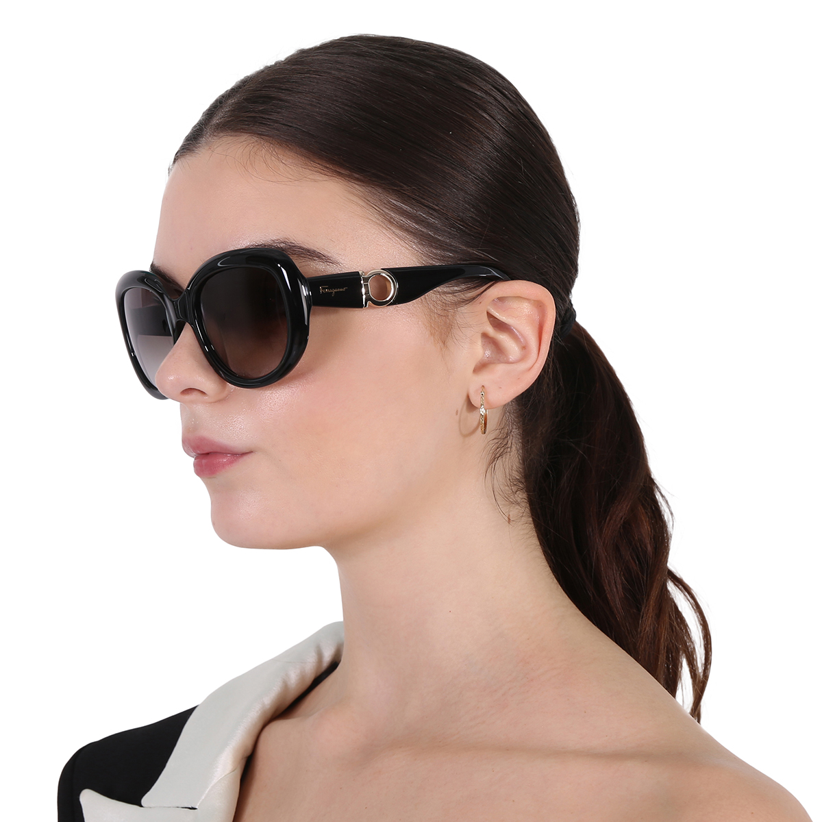 ferragamo salvatore ferragamo gradient smoke oval ladies sunglasses sf727s 001 53 ferragamo salvatore ferragamo gradient smoke oval ladies sunglasses sf727s 001 53