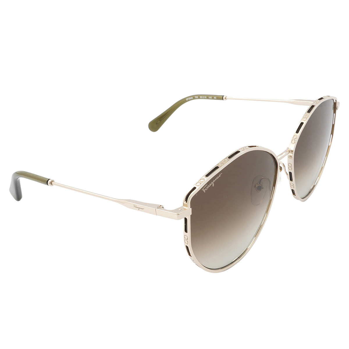 ferragamo salvatore ferragamo green gradient horn ladies sunglasses sf264s 709 60 ferragamo salvatore ferragamo green gradient horn ladies sunglasses sf264s 709 60
