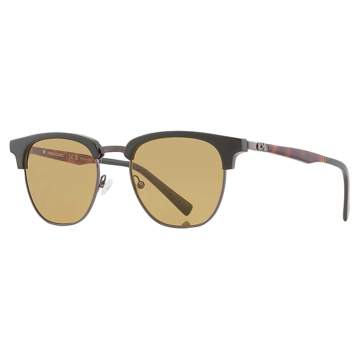 ferragamo salvatore ferragamo green sport men's sunglasses sf307s 302 53 ferragamo salvatore ferragamo green sport men's sunglasses sf307s 302 53