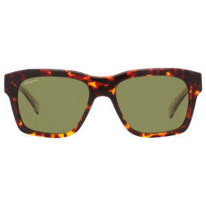 Витрина ferragamo salvatore ferragamo green square men's sunglasses sf1087s 219 56