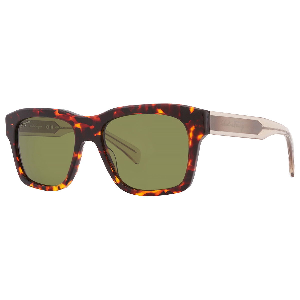ferragamo salvatore ferragamo green square men's sunglasses sf1087s 219 56 ferragamo salvatore ferragamo green square men's sunglasses sf1087s 219 56