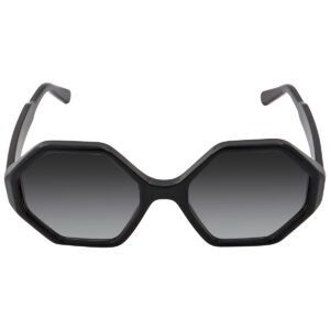 ferragamo salvatore ferragamo grey gradient hexagonal ladies sunglasses sf1070s 001 52