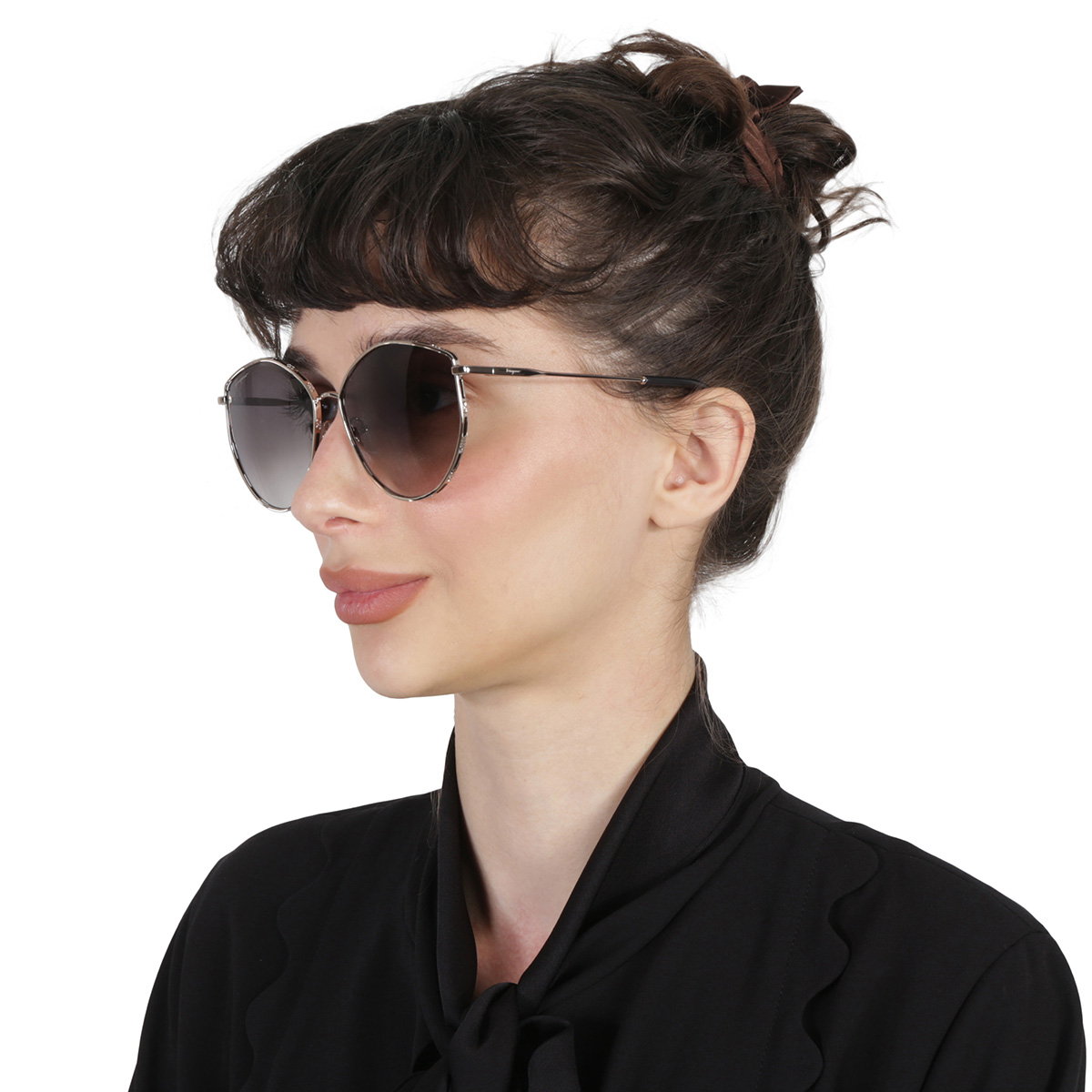 ferragamo salvatore ferragamo grey gradient irregular ladies sunglasses sf264s 785 60 ferragamo salvatore ferragamo grey gradient irregular ladies sunglasses sf264s 785 60