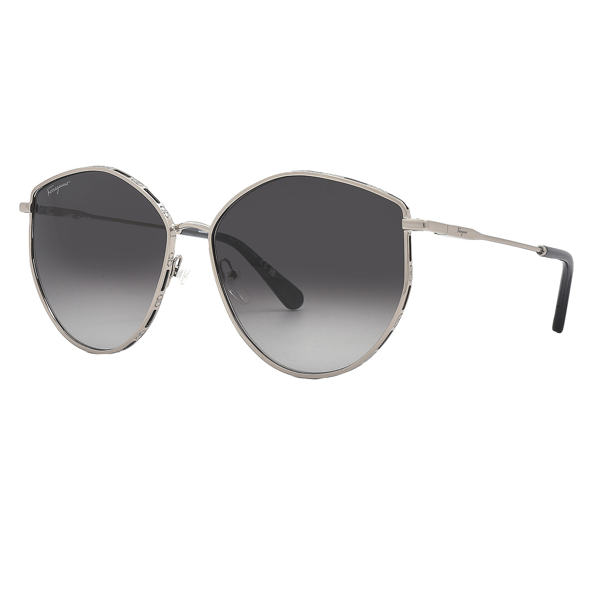 ferragamo salvatore ferragamo grey gradient irregular ladies sunglasses sf264s 785 60 ferragamo salvatore ferragamo grey gradient irregular ladies sunglasses sf264s 785 60