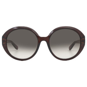 Home ferragamo salvatore ferragamo grey gradient oval ladies sunglasses sf1067s 210 57