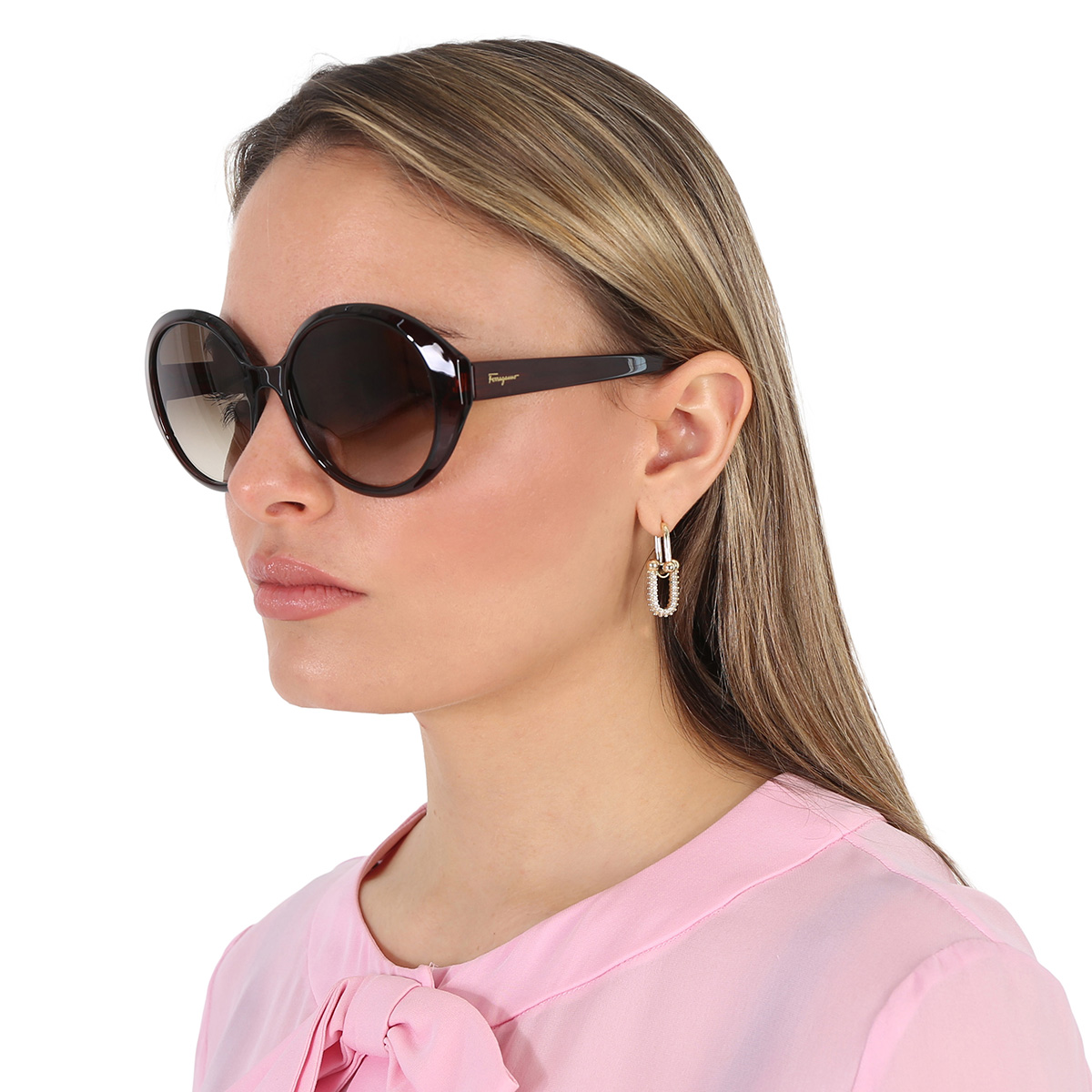 ferragamo salvatore ferragamo grey gradient oval ladies sunglasses sf1067s 210 57 ferragamo salvatore ferragamo grey gradient oval ladies sunglasses sf1067s 210 57