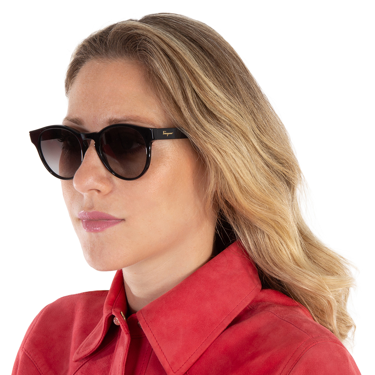 ferragamo salvatore ferragamo grey gradient round ladies sunglasses sf1068s 001 52 ferragamo salvatore ferragamo grey gradient round ladies sunglasses sf1068s 001 52