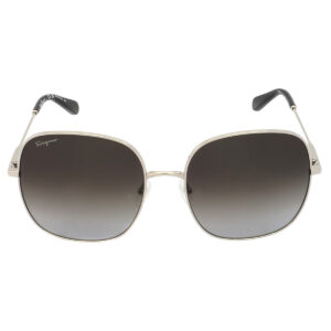 Витрина ferragamo salvatore ferragamo grey gradient square ladies sunglasses sf300s 041 59