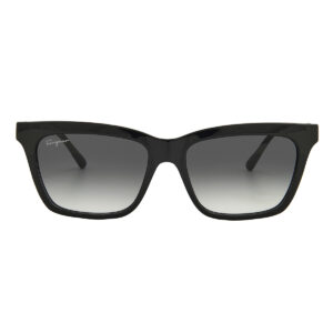 Витрина ferragamo grey gradient rectangular ladies sunglasses sf1027s 001 55