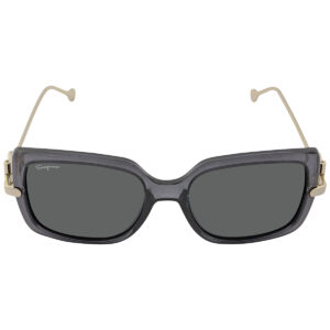 Home ferragamo salvatore ferragamo grey square ladies sunglasses sf913s 057 55