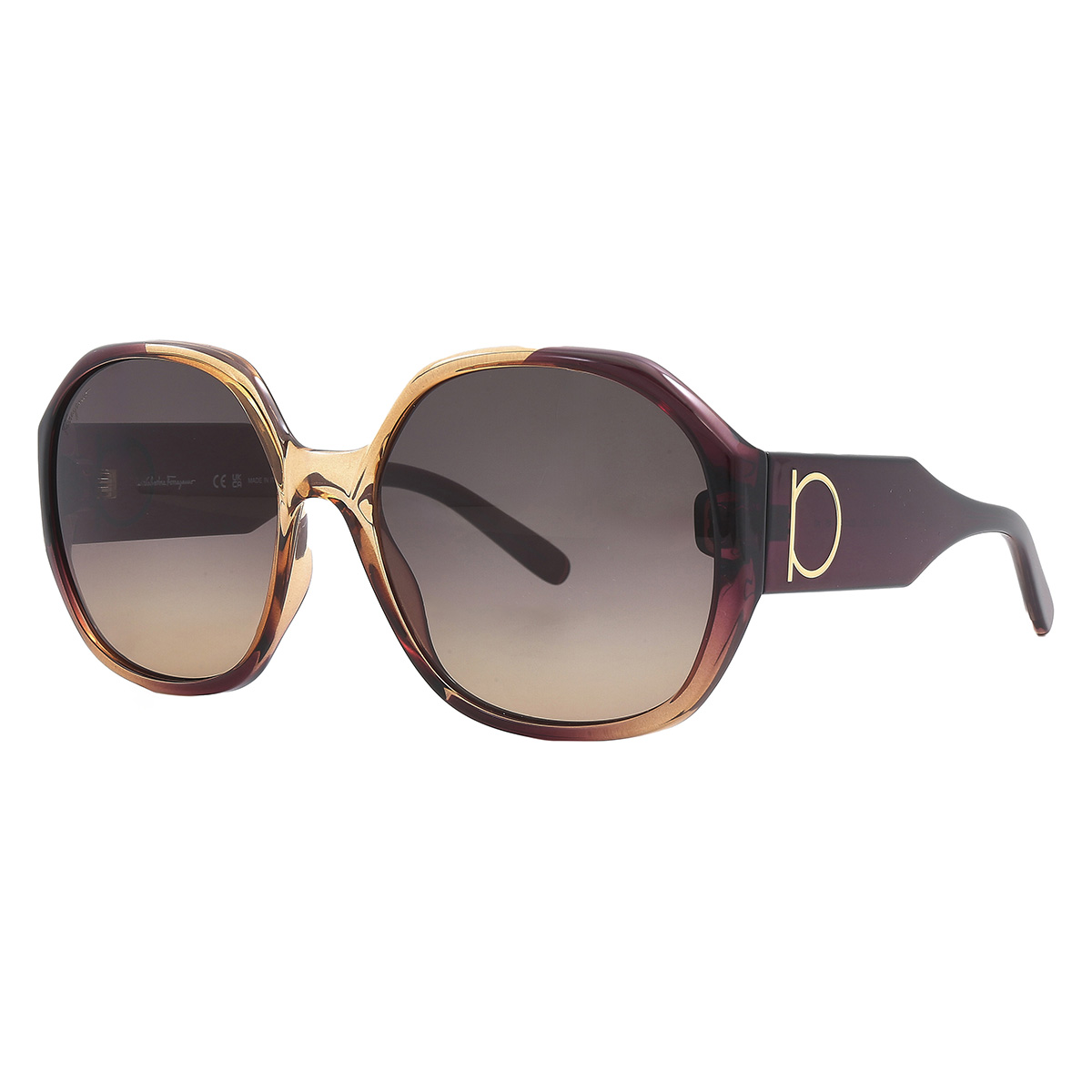 ferragamo grey gradient oval ladies sunglasses sf943s 212 60 ferragamo grey gradient oval ladies sunglasses sf943s 212 60