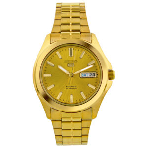Витрина seiko 5 all gold plated stainless steel men's watch snkk98