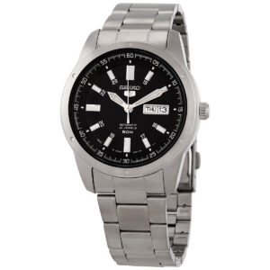 Витрина seiko 5 automatic black dial men's watch snkn13j1