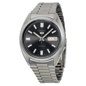 Витрина seiko 5 automatic black dial stainless steel men's watch snxs79k1