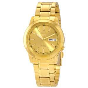 Витрина seiko 5 automatic champagne dial men's watch snke56j1