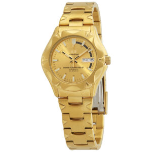 seiko 5 automatic gold dial men's watch snz450j1