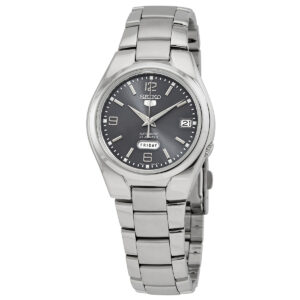Витрина seiko 5 automatic grey dial men's watch snk621