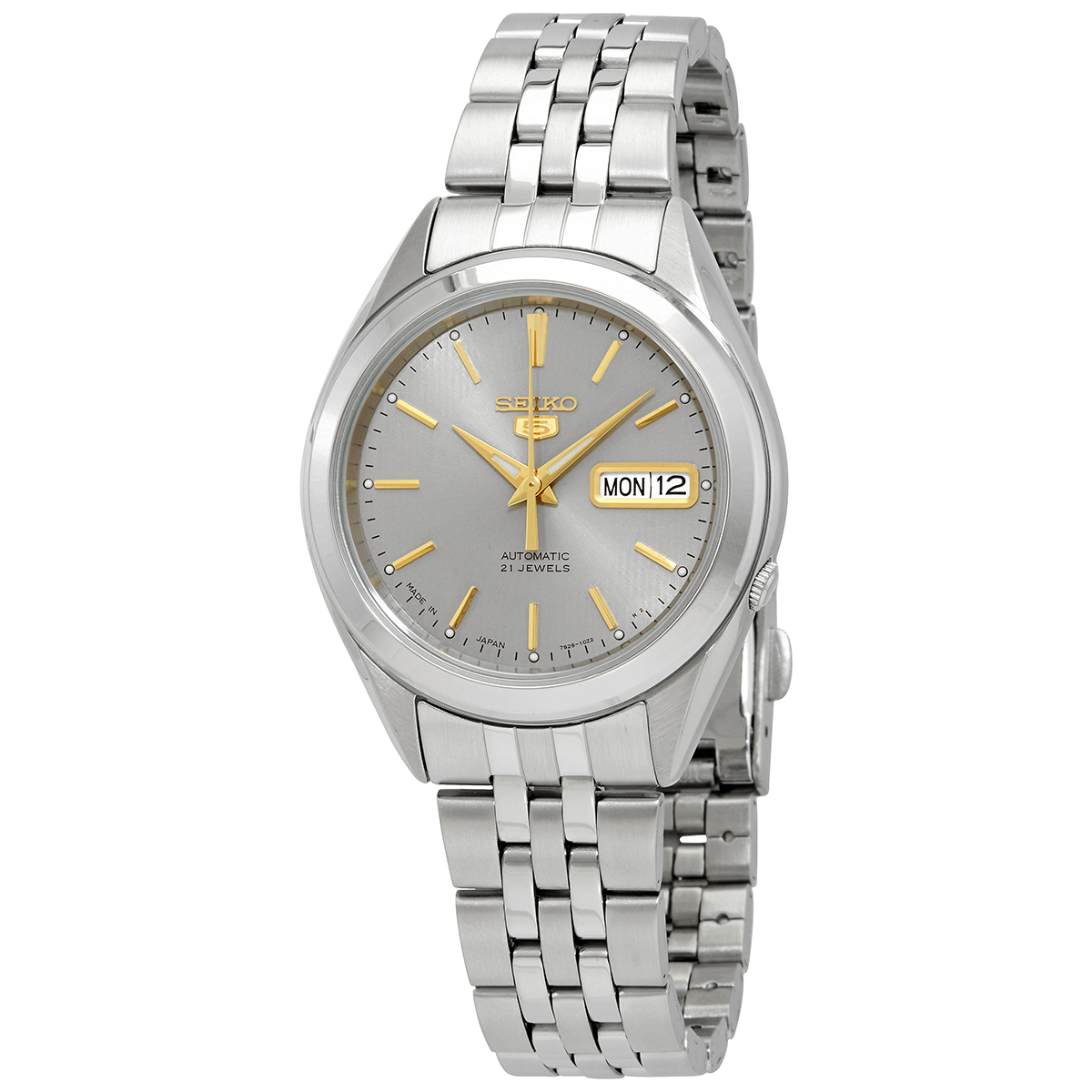 seiko 5 automatic grey dial men's watch snkl19j1 seiko 5 automatic grey dial men's watch snkl19j1