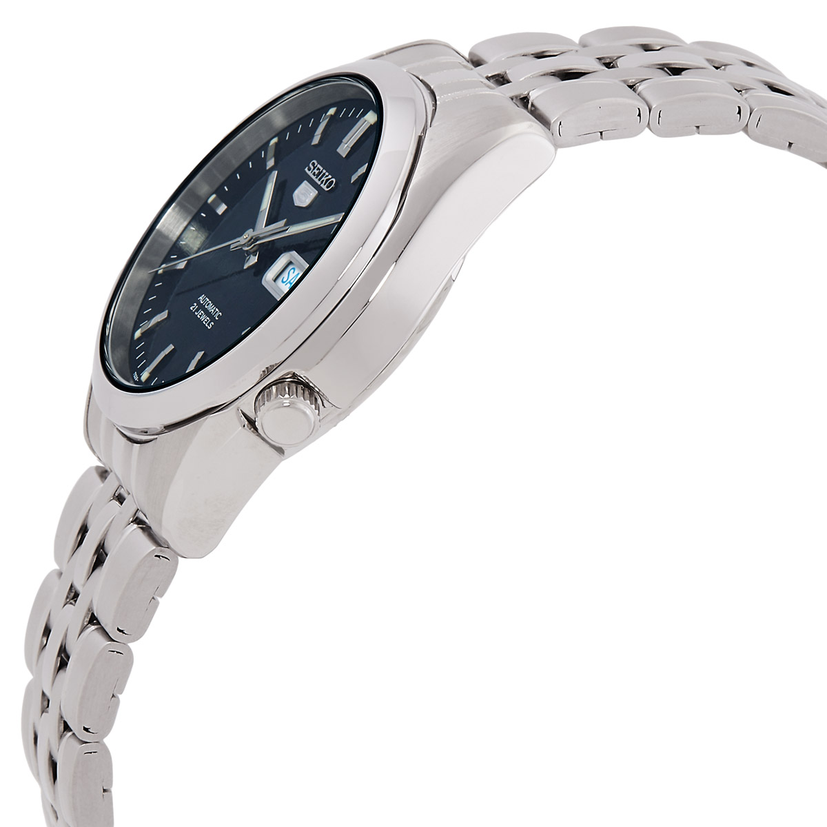 seiko 5 automatic midnight logo dial men's watch snk357 seiko 5 automatic midnight logo dial men's watch snk357