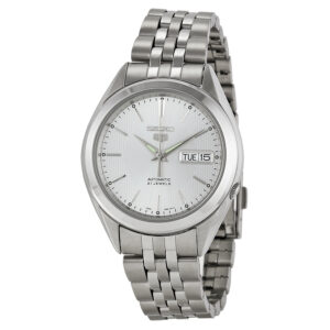 Витрина seiko 5 automatic silver dial men's watch snkl15