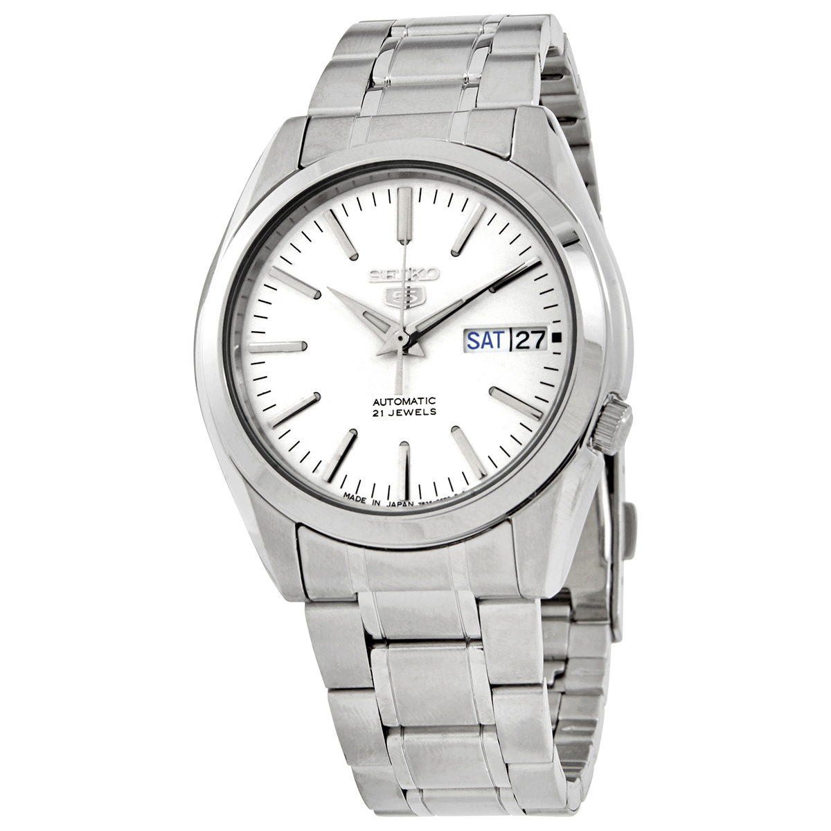 seiko 5 automatic white dial men's watch snkl41j1 seiko 5 automatic white dial men's watch snkl41j1