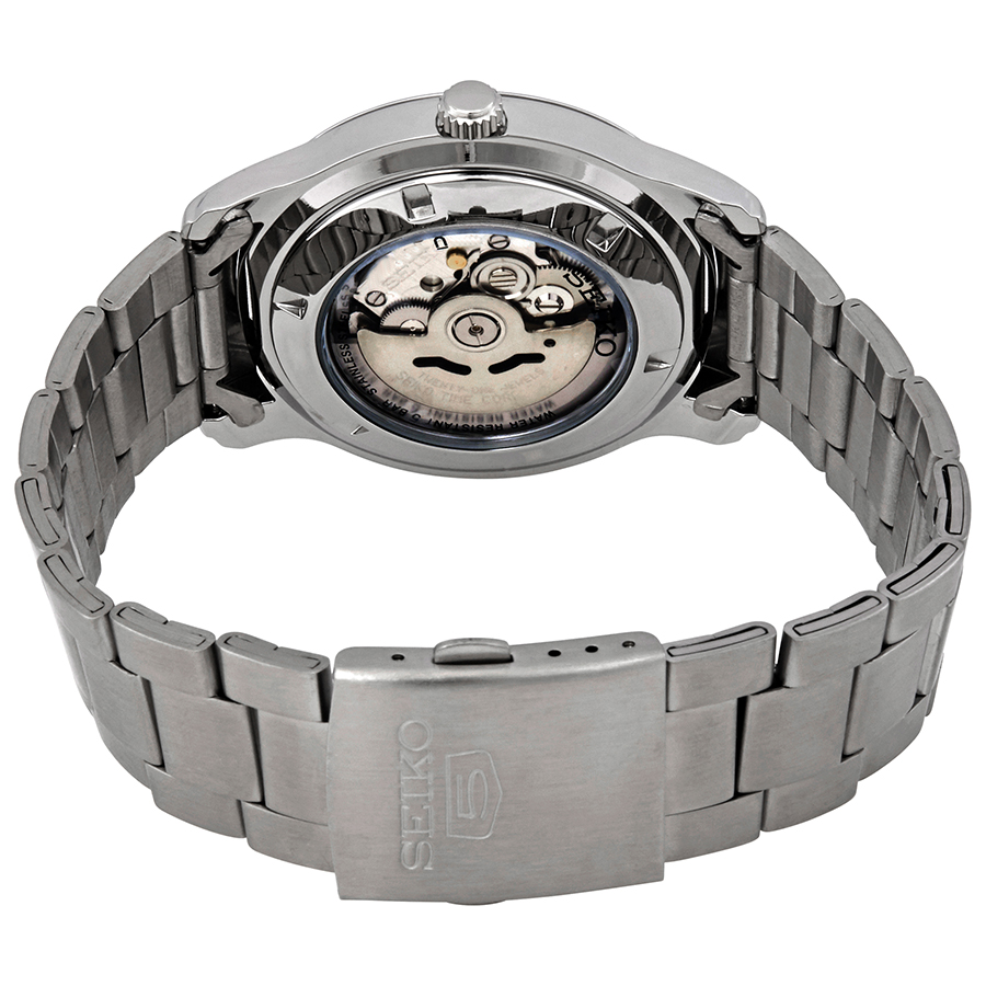 seiko 5 automatic white dial stainless steel men's watch snkp15k1s seiko 5 automatic white dial stainless steel men's watch snkp15k1s