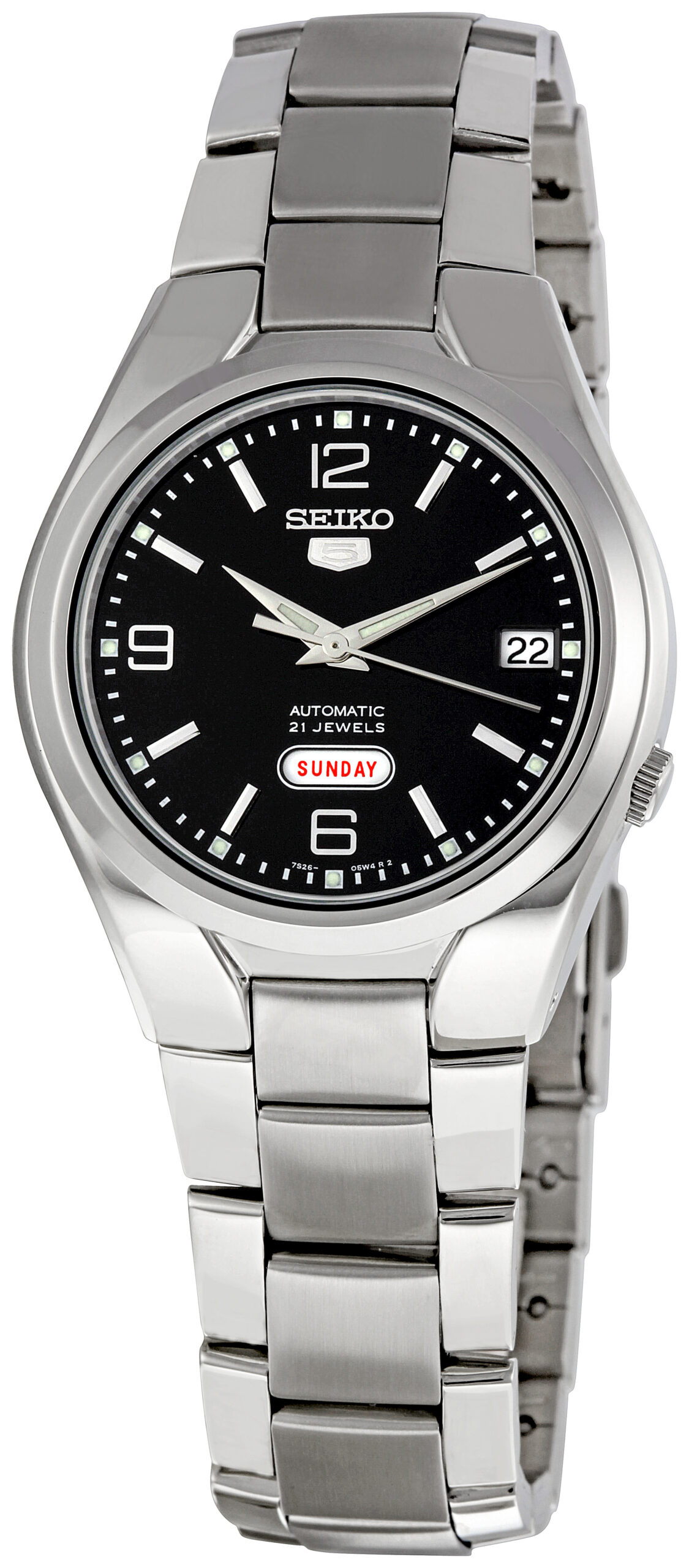 seiko 5 black dial stainless steel men's watch snk623 seiko 5 black dial stainless steel men's watch snk623