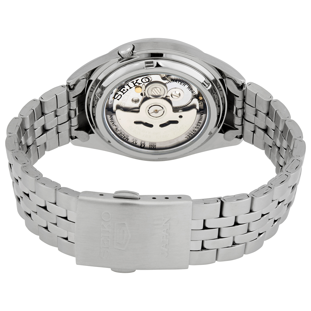 seiko 5 black dial stainless steel men's watch snkl23j1 seiko 5 black dial stainless steel men's watch snkl23j1