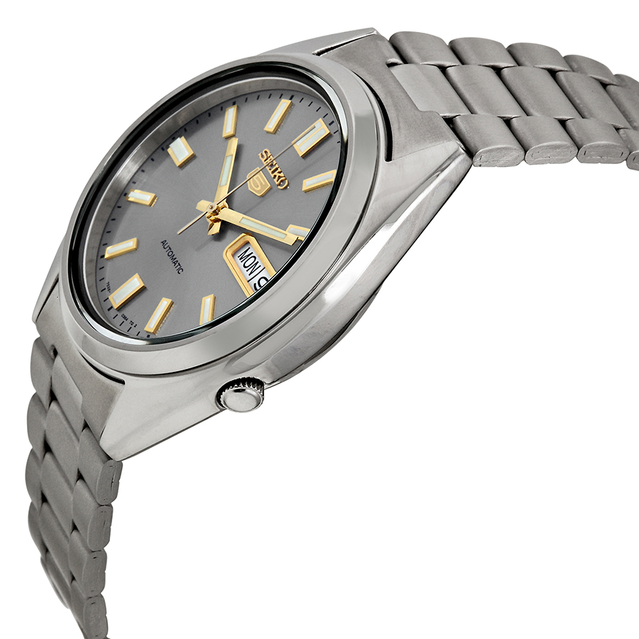 seiko 5 automatic grey dial stainless steel men's watch snxs75 seiko 5 automatic grey dial stainless steel men's watch snxs75