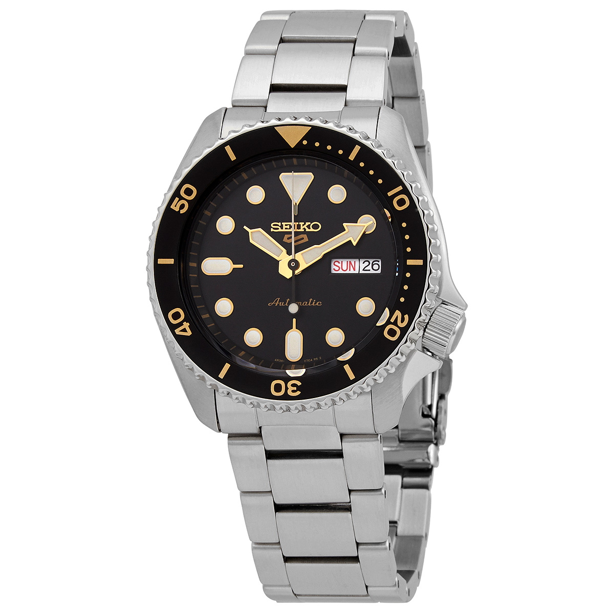 seiko 5 sports automatic black dial men's watch srpd57k1 seiko 5 sports automatic black dial men's watch srpd57k1