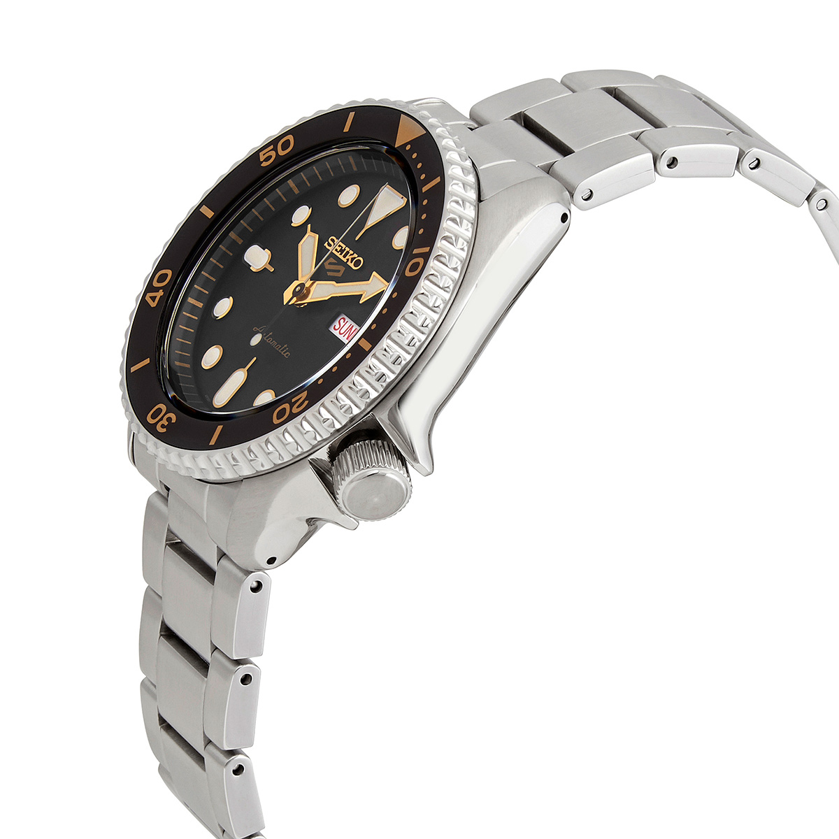 seiko 5 sports automatic black dial men's watch srpd57k1 seiko 5 sports automatic black dial men's watch srpd57k1