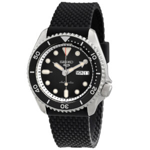 Витрина seiko 5 sports automatic black dial men's watch srpd73k2