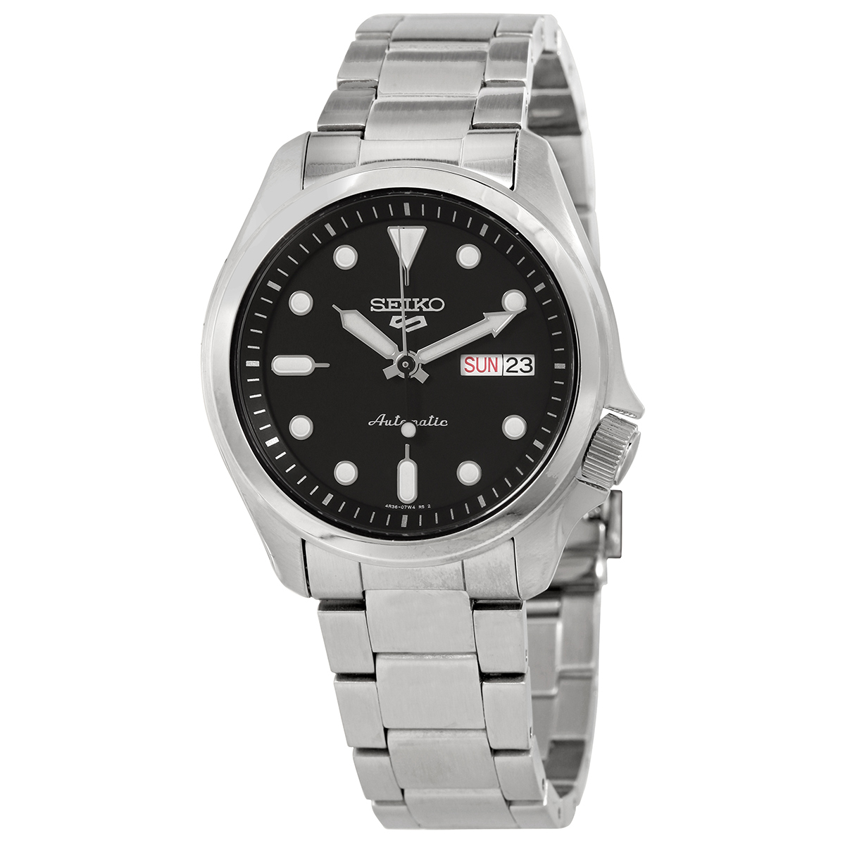 seiko 5 sports automatic black dial men's watch srpe55k1 seiko 5 sports automatic black dial men's watch srpe55k1