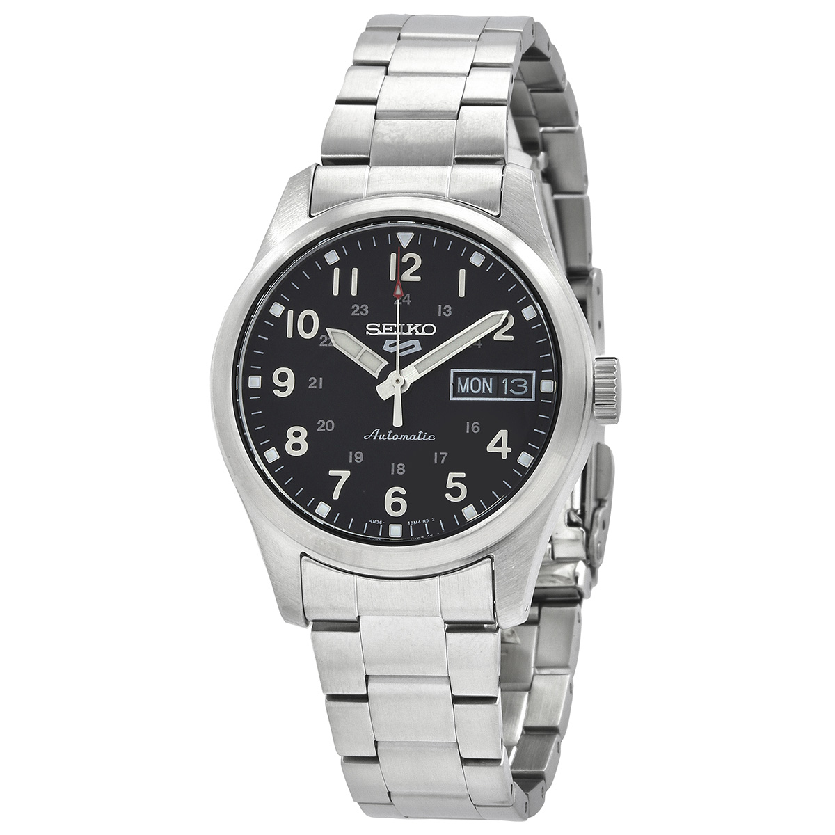 seiko 5 sports automatic black dial men's watch srpj81k1 seiko 5 sports automatic black dial men's watch srpj81k1