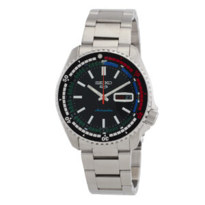 seiko 5 sports automatic black dial men's watch srpk13k1