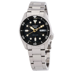 Home seiko 5 sports automatic black dial men's watch srpl79k1