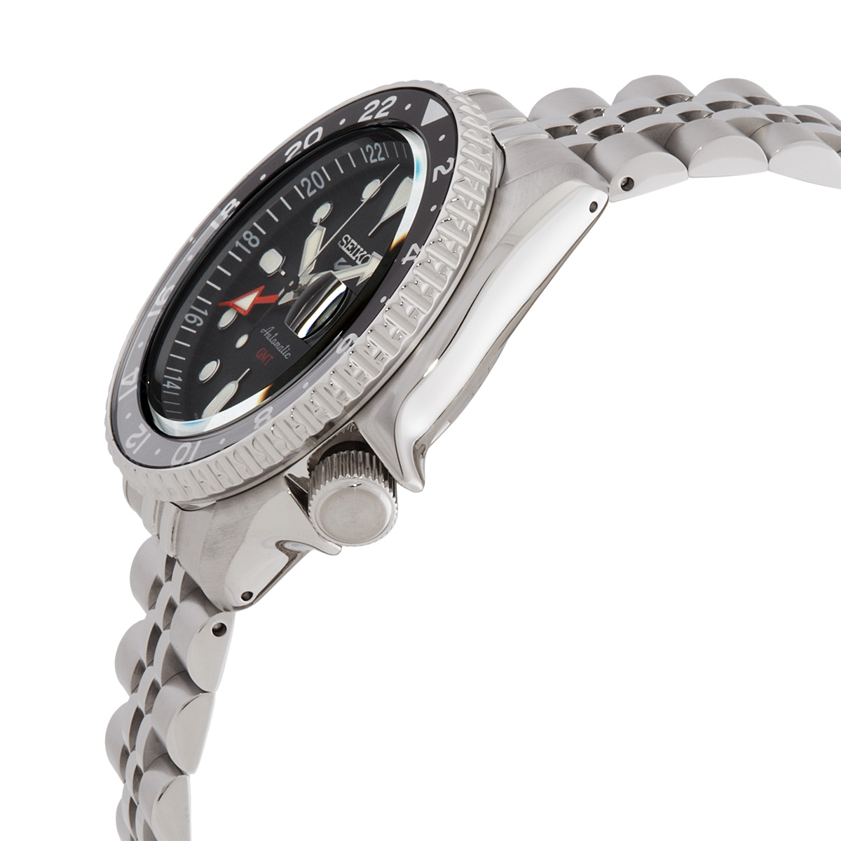 seiko 5 sports automatic black dial men's watch ssk001k1 seiko 5 sports automatic black dial men's watch ssk001k1
