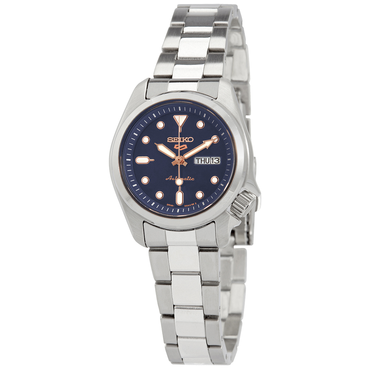 seiko 5 sports automatic blue dial ladies watch sre003k1 seiko 5 sports automatic blue dial ladies watch sre003k1