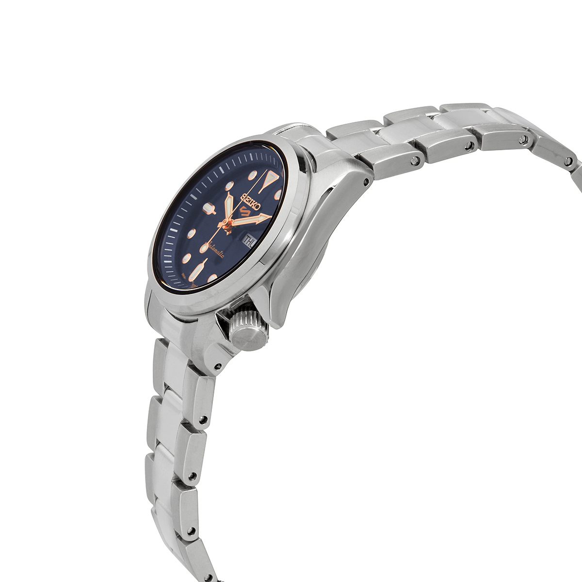 seiko 5 sports automatic blue dial ladies watch sre003k1 seiko 5 sports automatic blue dial ladies watch sre003k1
