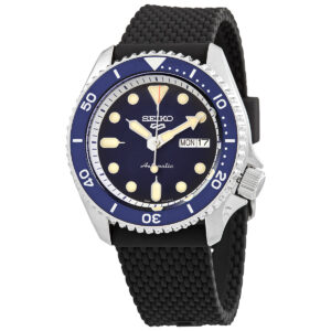 Home seiko 5 sports automatic blue dial men's watch srpd71k2