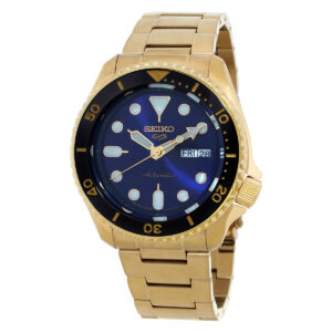 seiko 5 sports automatic blue dial men's watch srpk20