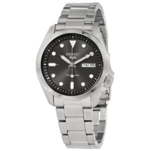 Витрина seiko 5 sports automatic grey dial men's watch srpe51k1