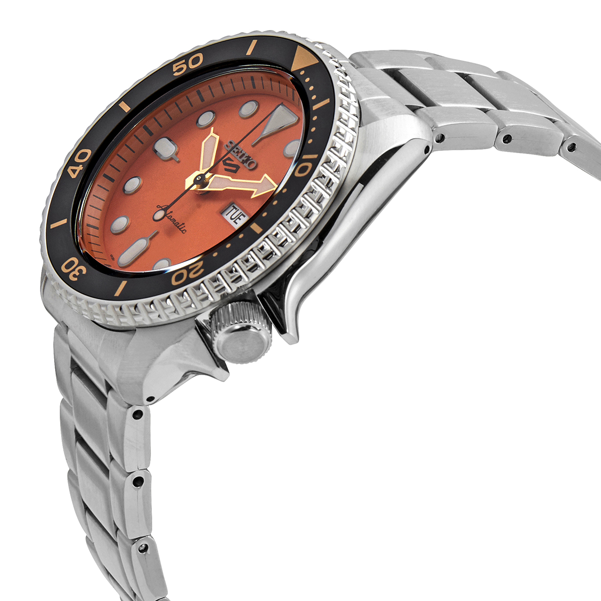 seiko 5 sports automatic orange dial men's watch srpd59k1 seiko 5 sports automatic orange dial men's watch srpd59k1