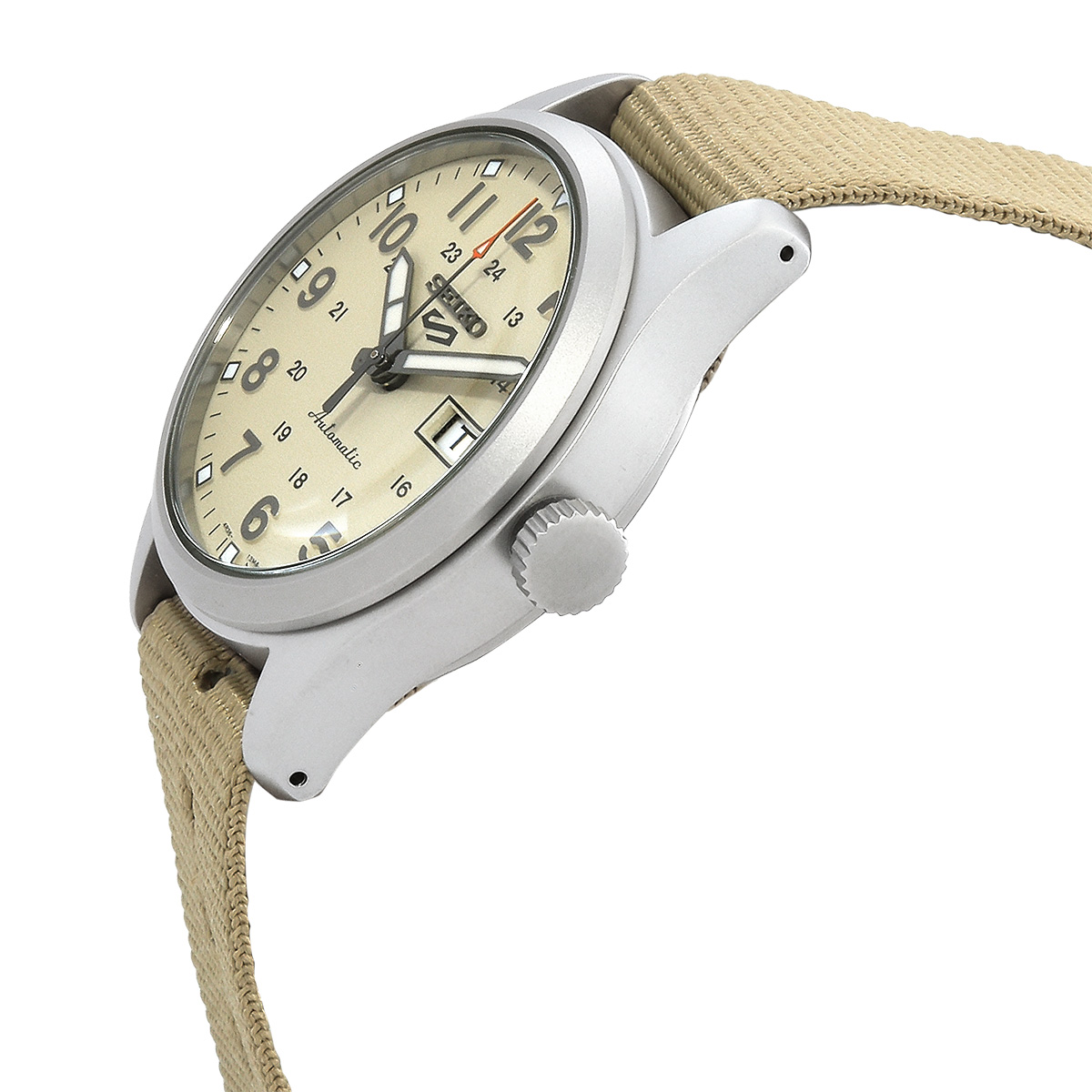 seiko 5 sports automatic beige dial men's watch srpj83k1 seiko 5 sports automatic beige dial men's watch srpj83k1