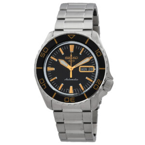 Home seiko 5 sports skx automatic black dial men's watch srpk99k1