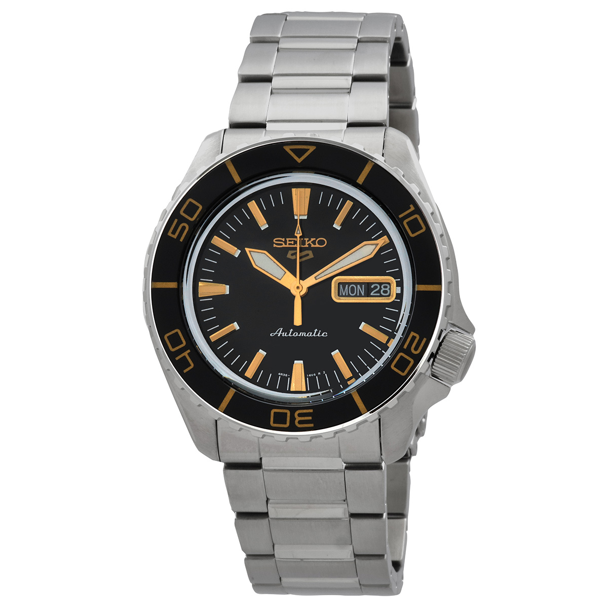 seiko 5 sports skx automatic black dial men's watch srpk99k1 seiko 5 sports skx automatic black dial men's watch srpk99k1