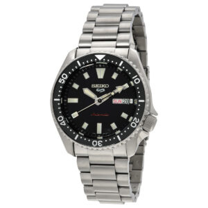 Home seiko 5 sports skx automatic black dial men's watch srpl85k1