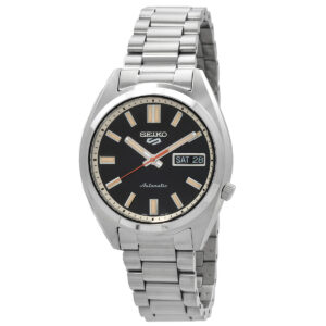 Home seiko 5 sports snxs automatic black dial men's watch srpk89k1